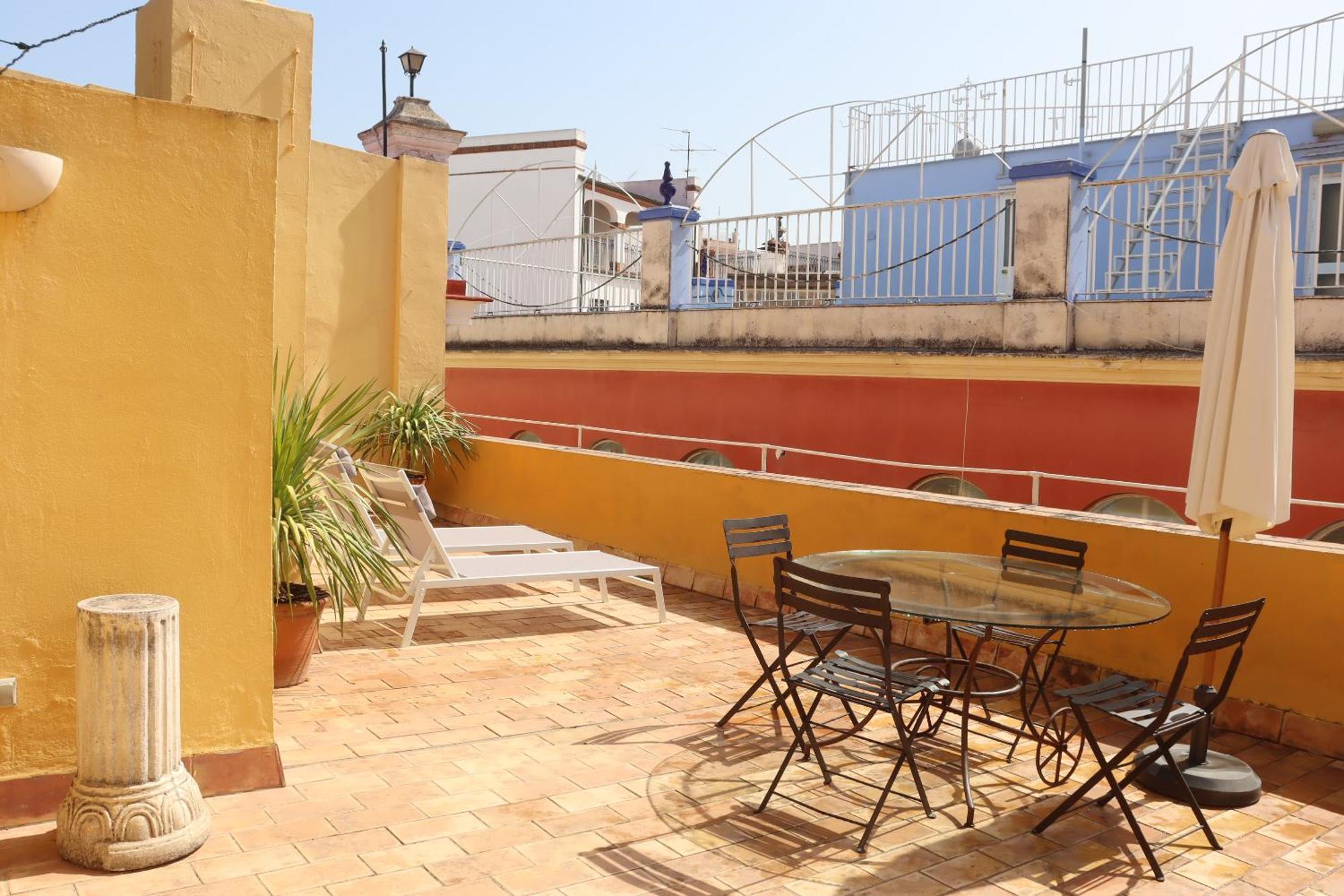 Апартаменти Fantastico Duplex Catedral, Terraza Privada Севілья Екстер'єр фото